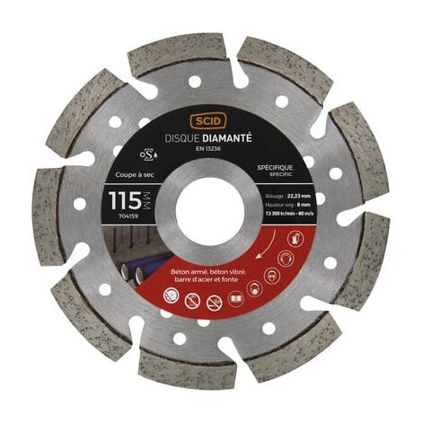 Disque ventillé béton métal  300 25,4/20