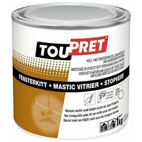 Toupret – Mastic blanc pâte 5kg – Rebouchage souple pour bois – Résistance aux intempéries – Application jusqu'à 1 cm d'épaisseur - MABLA05D
