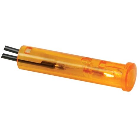 Voyant Rond 7mm 6v Orange (1/2)