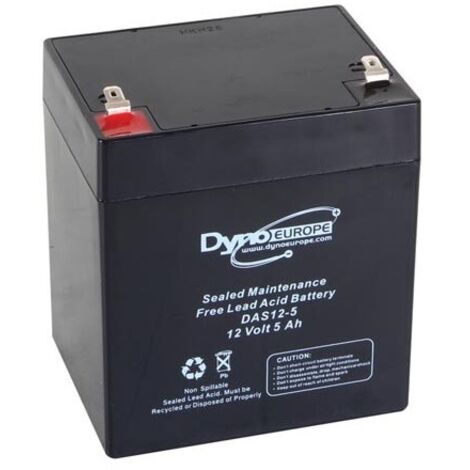 ACCU ACIDE-PLOMB 12V-5Ah 90x70x107mm DAS12-5 RI628 (1/5)