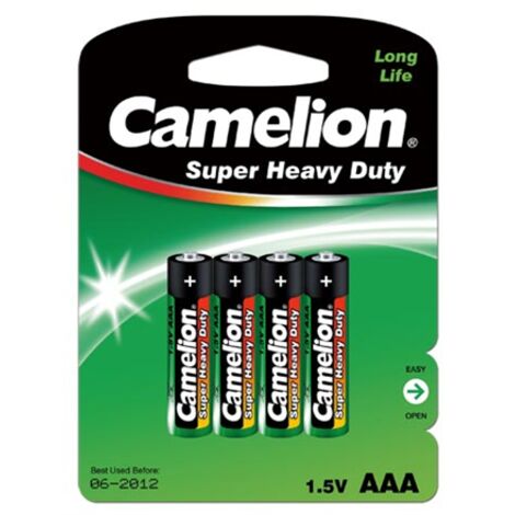 Camelion R03P-BP4G AAA/LR03 Super robuste 4 pièces. (1/3)