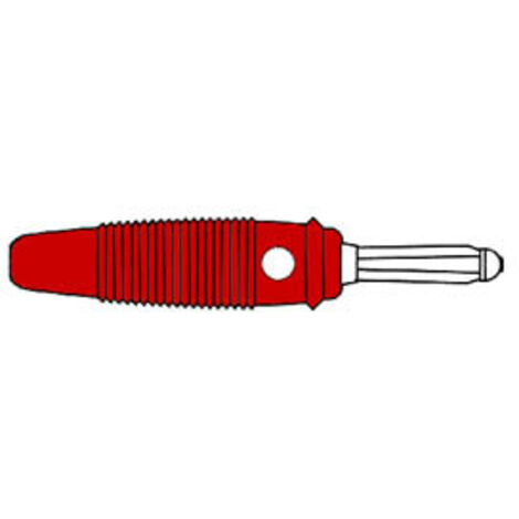 FICHE MULTICONTACTS 4mm A TROU TRANSVERSAL - ROUGE (VERSION 30A) (BULA 30K) HM1410B RI1170 (1/3)