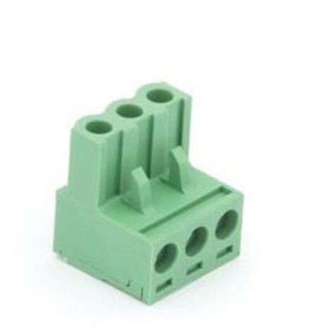 Velleman – Bornier femelle emboîtable 3 pôles TENF03 – Pas 5.08mm – Câbles 12 AWG – 300V 10A – Pour circuits imprimés - RI1272 (1/6)