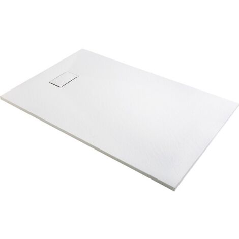 Receveur Gaïa 120x90 Blanc Extra-plat, Antidérapant, Smc - Odyssea