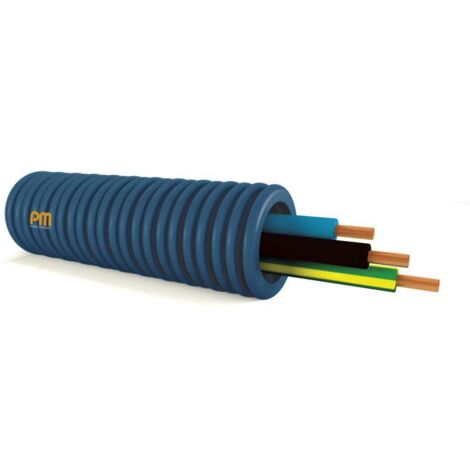Gaine préfilée ICTA bleue-F1U15BNT (couronne de 100m) - Pm Flex