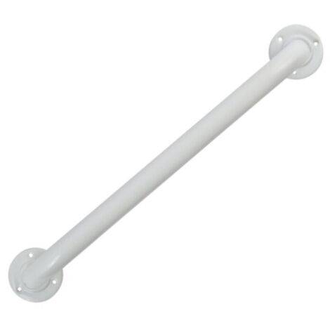 Barre de redressement ou d'appui Acier 60cm Blanc MSV