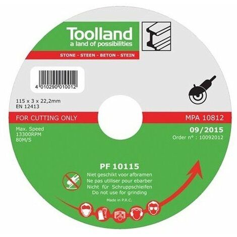 Disque Abrasif PKD TRONGAARD 125 Mm - Alésage 22,23 Mm - Pour Béton, Chape, Colle Carrelage, Peinture, Résine
