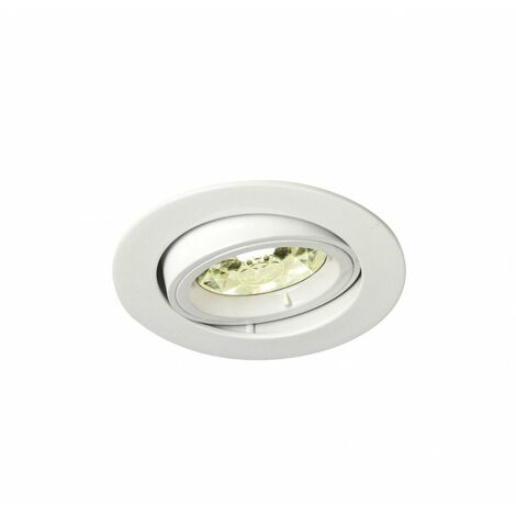 Spot BBC encastrée 1/4 tour GU10 rond orientable Be Best - Europole