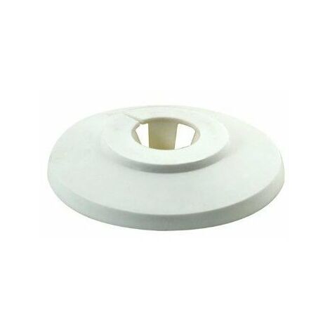 Rosace Simple  Blanc 12mm - Bis Walraven