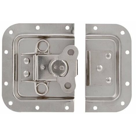 HQ-Power Verrou, pour flight case, 171 x 126 mm, métal, blanc (1/3)