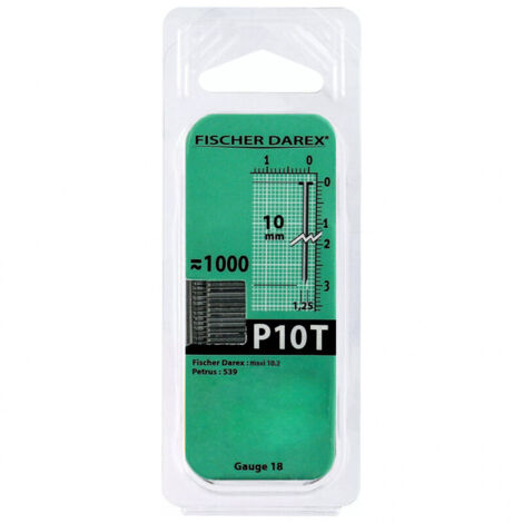 Pointe et Tête FISCHER DAREX 10mm Blister 1000