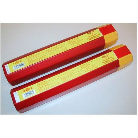 Électrodes enrobées rutile 2.5mm pour aciers de construction – Amorçage facile et stable – 230 unités – Castolin RD67 DPL350 (1/3)