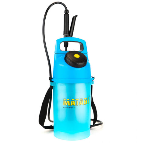Matabi – Pulvérisateur à pression 5L Evolution 7 – Cuve translucide – Débit 0,43 l/min à 1,5 bar – Pour traitements naturels et phytosanitaires