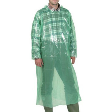 Manteau Jetable Vert Protection Hygiénique Jetable - Générique