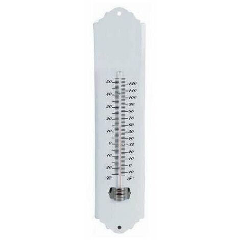 Thermomètre Extérieur/Intérieur Métal 27 cm.