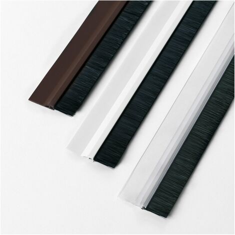 Bourrelet d'étanchéité rigide transparent 1m – Joint de porte à visser ou coller – Isolation thermique efficace – Pour espaces intérieurs – Geko