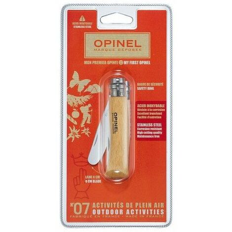 Opinel Blister N°7 Bout Rond - Opinel