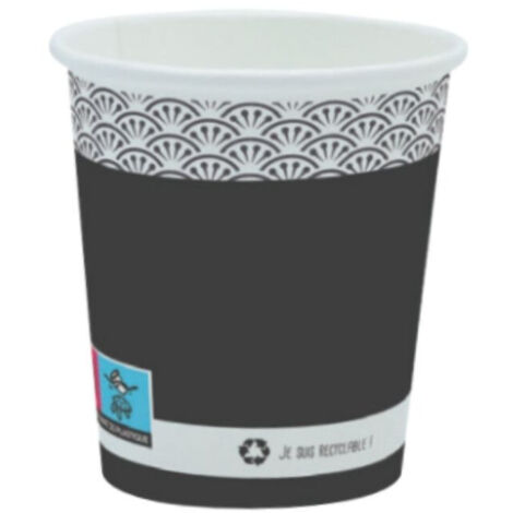 Gobelets Carton 8oz 25cl X50 - Publi Embal (1/2)