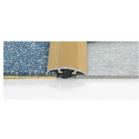 Barre de seuil invisifix alu incolore 30mm 93cm – Épaisseur 5mm pour jonctions de niveau – Finition discrète et élégante – Romus
