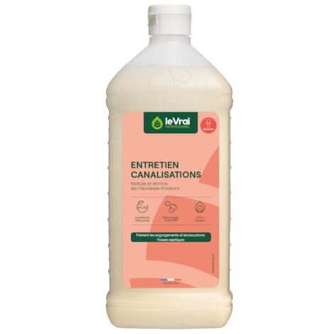 Entretien canalisation et fosses septiques Flacon de 1L - Action Pin (1/4)