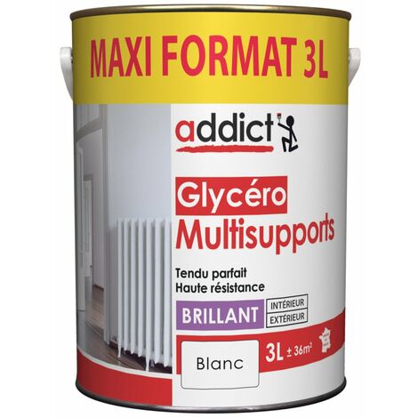 Laque glycéro brillante ou mate blanche - Peinture bois - Peinture