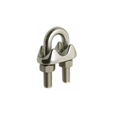 serre câble á étrier qualité inox diam 5