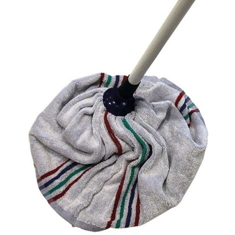 Serpillière wassingue 100% coton – Résistante au chlore – Lavable jusqu'à 90° – Compatible avec manche à vis – Label Oeko-Tex – Stb Tissages De Beaulieu (1/3)