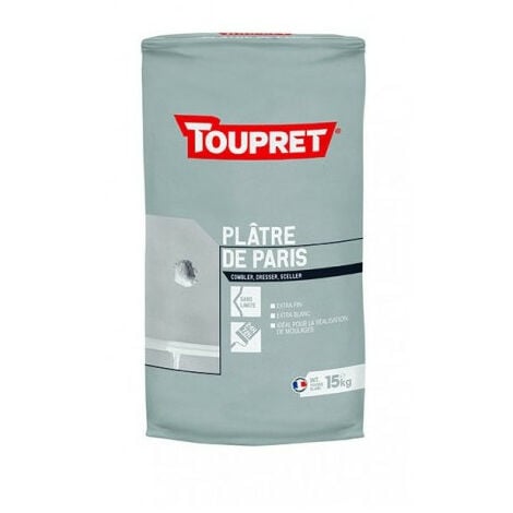 Les ESSENTIELS Plâtre de Paris 15kg - TOUPRET