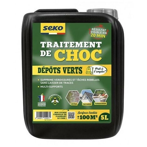 Traitement choc dépôts verts 5 litres - SODEPAC