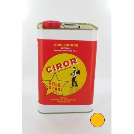 Cire Parquets Liquide Gold Star CIROR, 5 litres JAUNE CIRE (1/3)
