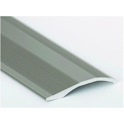 Seuil multi niveau aluminium incolore 2m70 – Épaisseur 0 à 18 mm pour transitions de sol – Barre de seuil professionnelle – Romus