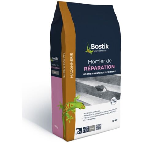 Bostik Mortier de réparation sols et murs  Conditionnement: 10KG