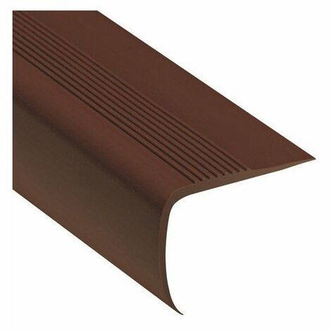Nez-de-marche PVC souple 3000mm – Bords sifflet pour finition esthétique – Haute résistance à l'abrasion – Fixation encollage MS Polymère – Romus - N35bsnoir