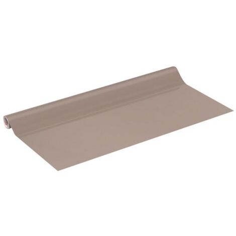 Adhésif uni brillant taupe 45cm x 2m – Haut pouvoir couvrant – Repositionnable jusqu'à 1 heure après pose – Pour surfaces lisses – D-C-Fix - 2mx45cm