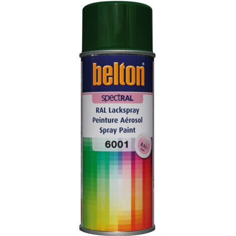 Peinture Aérosol Spectral Brillant 400ml Ral 6001 Vert Emeraude - Belton Auto-k