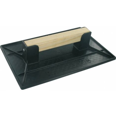 Taloche Plastique Noire Rectangulaire 26 X 42cm - Outibat (1/3)