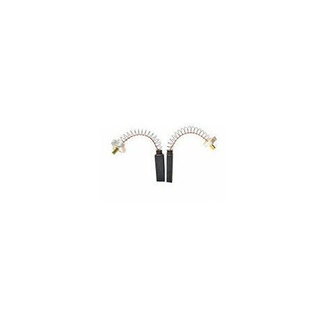 Jeu De 2 Charbons Adaptable Pour Nilfisk. Dimensions: 6 X 10 X 32/37mm. (1/2)