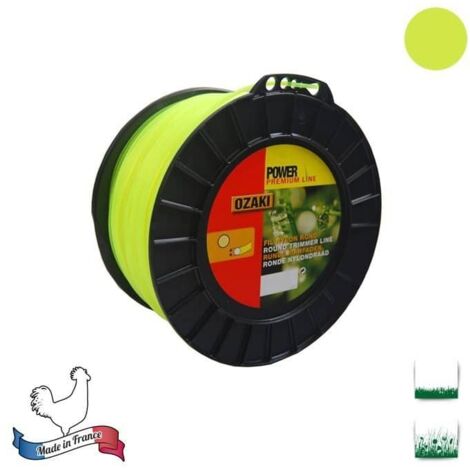 Bobine fil nylon rond OZAKI premium - 2,70 mm x 216m - qualité professionnelle - fabrication française