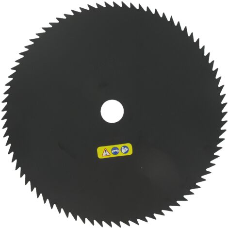 Lame de débroussailleuse 80 dents – Coupe fine 250mm en acier trempé – Alésage 25mm – Pour végétation dense