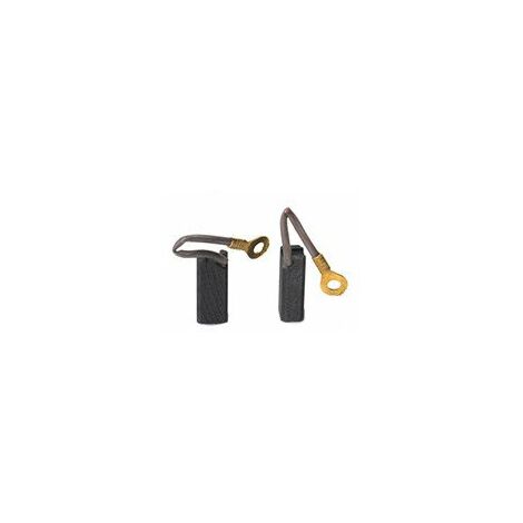 Jeu De 2 Charbons Adaptable Pour Black & Decker, Elu, De Walt. Dimensions: 6 X 6 X 18mm.