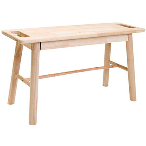Banc L 82 X L 27 X H 45 Cm En Bois D'hévéa (1/4)