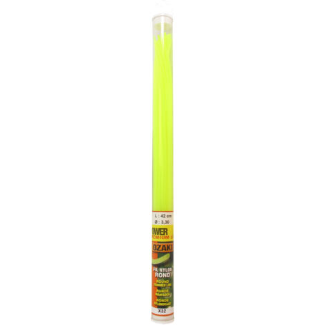Tube 32 Brins Fil Nylon Rond Ozaki Premium - Longueur: 42 Cm, ø: 3,30 Mm. (1/2)