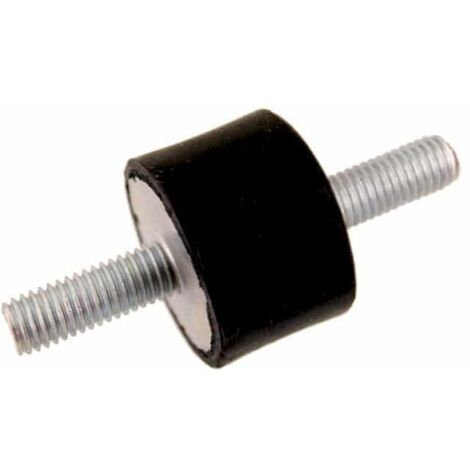 Silent bloc universel mâle/mâle – Ø 15mm – Longueur 15mm – Filet M4 – Longueur filet 10mm