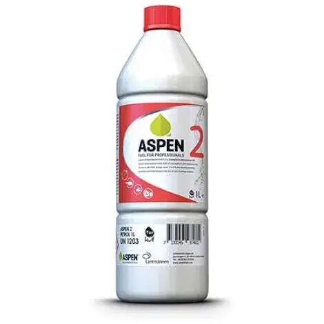 Mélange alkylé Aspen 2T pour moteurs 2 temps – 1 litre – 2% huile biodégradable – Prolonge la durée de vie du moteur