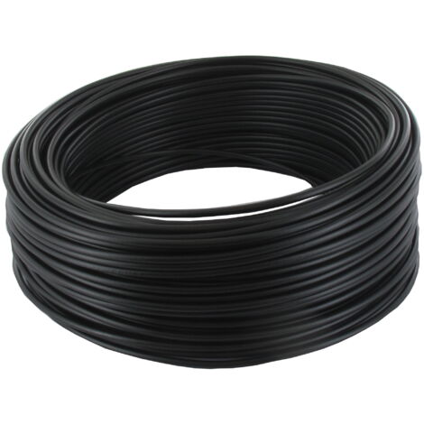 Fil électrique Souple De Couleur Noir. Section 1,5mm² - L: 50m. (1/2)