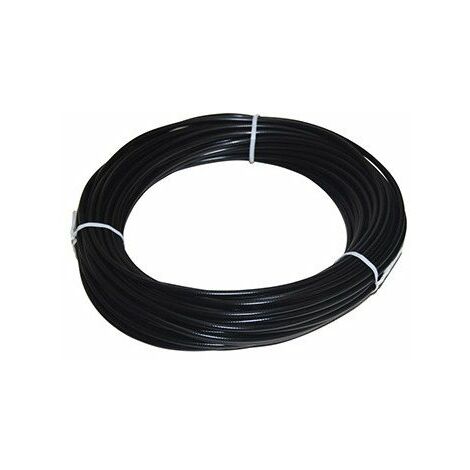Gaine Plastifiée En Rouleau De 50 Mètres ø: Ext: 6mm ø Int: 3mm (1/3)