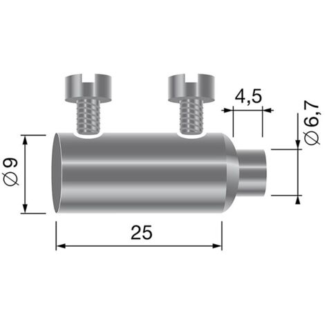 Serre-câble double 3 mm – Pour câbles électriques – Résistant aux UV – Usage professionnel – Adaptable pour tous types de câbles