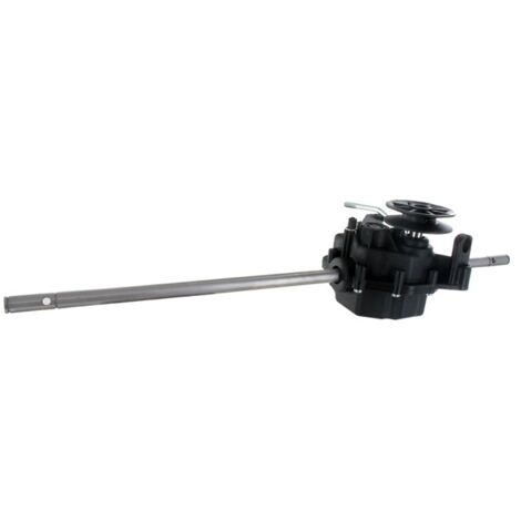 Boitier de transmission GGP pour tondeuse – Arbre 494mm – Hauteur poulie 60.5mm – Diamètre poulie 60mm – Levier inclus (1/2)