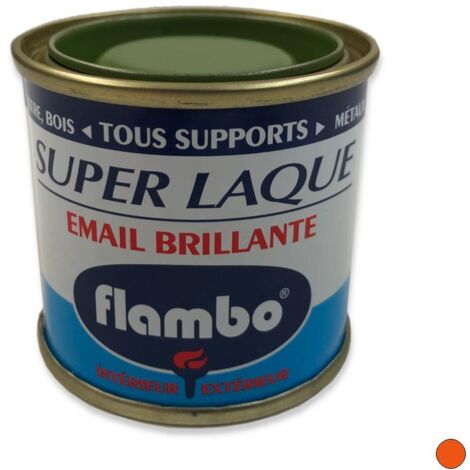 Peinture Super Laque Brillante FLAMBO, 50 ml ORANGE