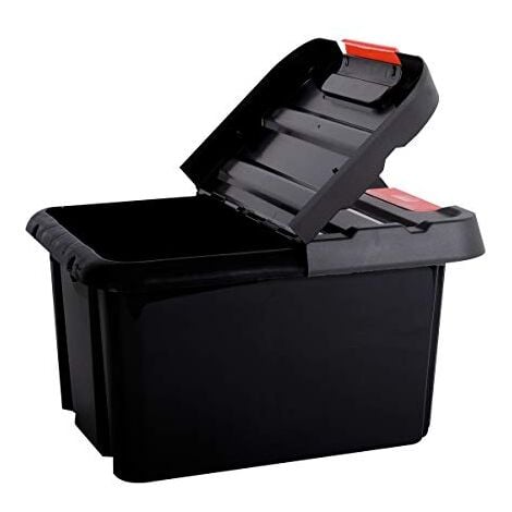 Bac de rangement avec couvercle stock'r 64,8 x 49,6 x 38,3  85